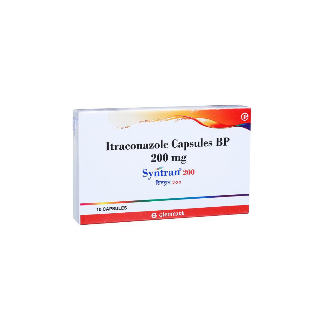 Syntran 200mg Itraconazole Antifungal Medication Capsule — Recommended by Dadu Medical Centre