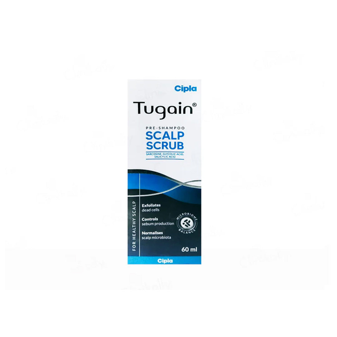 Tugain Pre Shampoo Scalp Scrub Exfoliator 50g — Recommended by Dadu Medical Centre