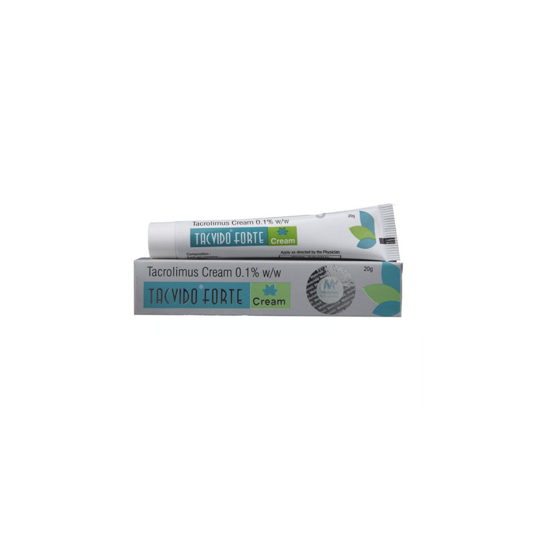 Tacvido Forte Tacrolimus 0.1% Ointment Cream 15g — Recommended by Dadu Medical Centre