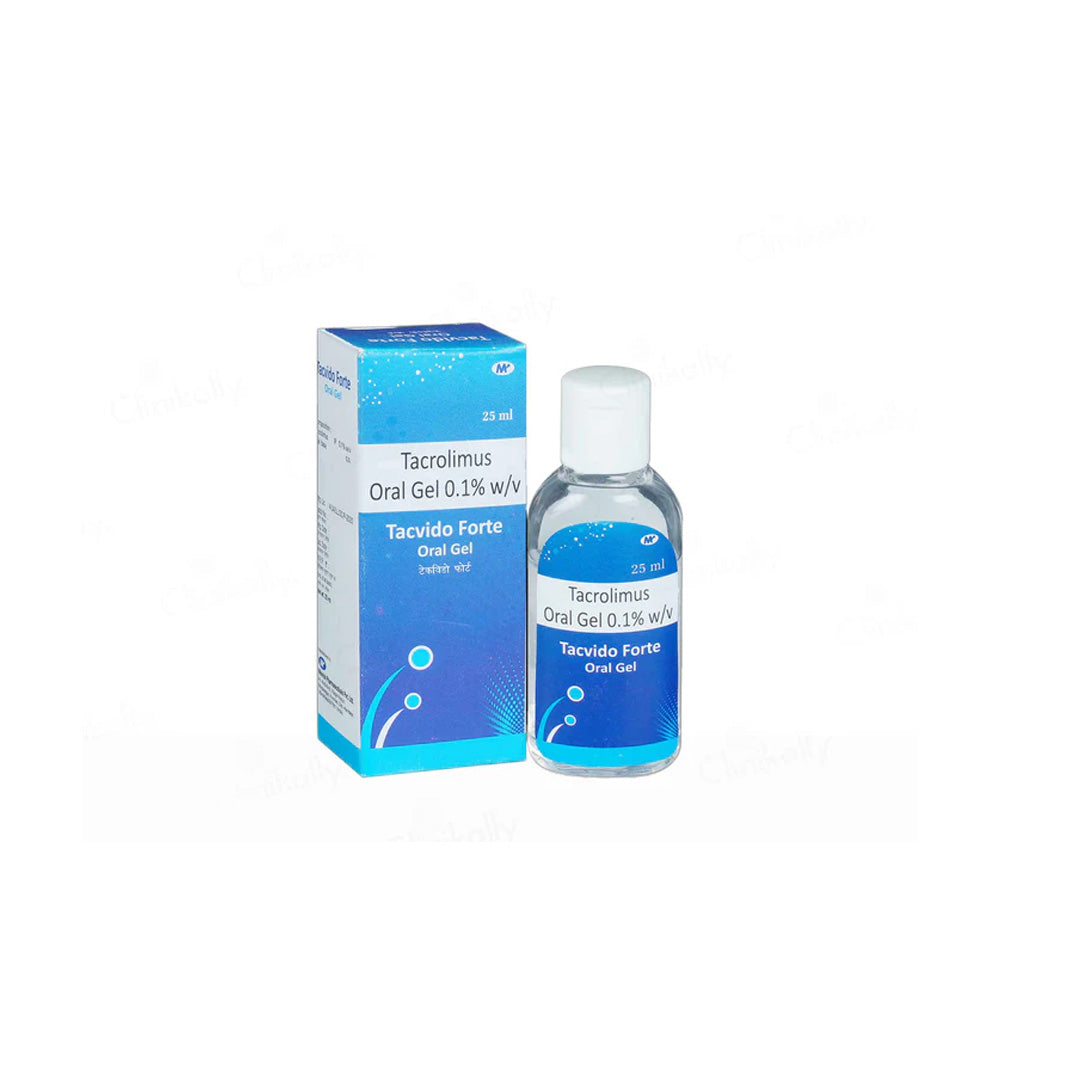 Tacvido Forte Tacrolimus Oral Gel 10g — Recommended by Dadu Medical Centre