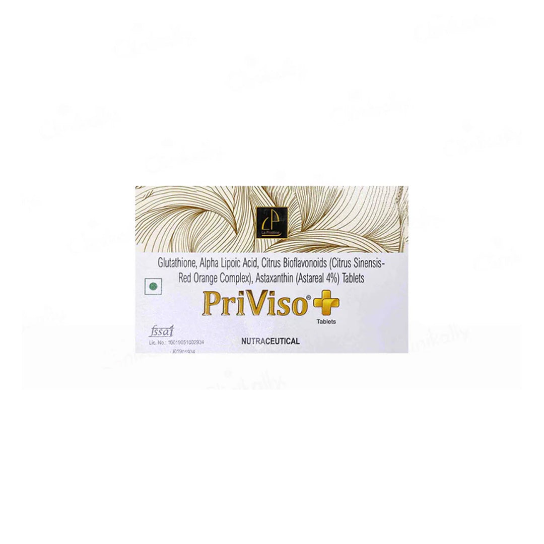 Priviso Plus Health Wellness Supplement Tablet — Recommended by Dadu Medical Centre