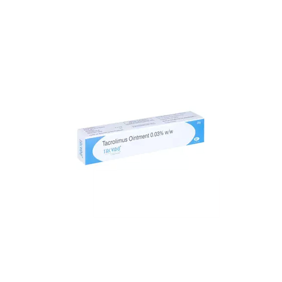 Tacvido Tacrolimus 0.03% Ointment 15g — Recommended by Dadu Medical Centre