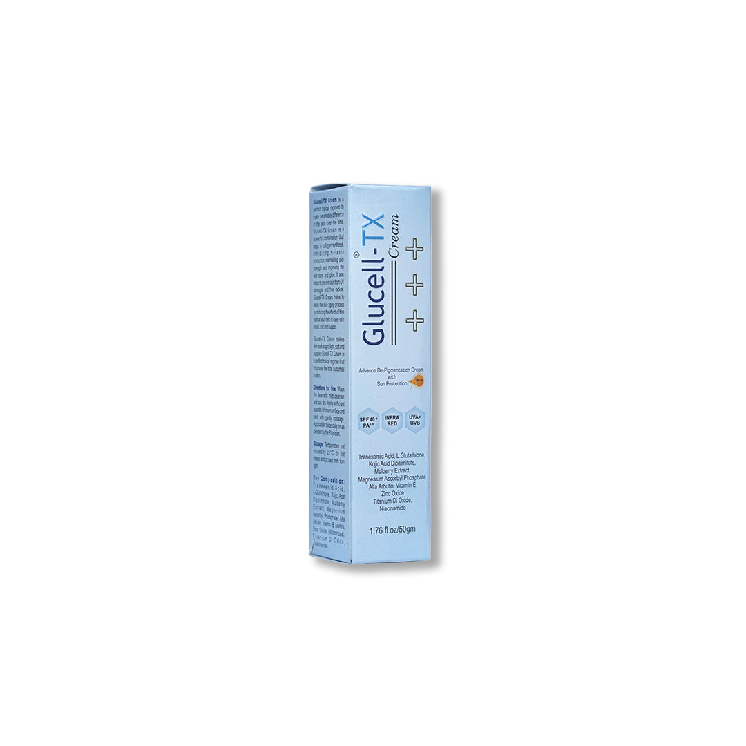 Glu Cell TX Glutathione Skin Lightening Treatment Cream 50ml — Recommended by Dadu Medical Centre