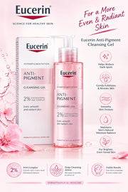 Eucerin Anti Pigment Cleansing Gel 2% Exfoliating AHA Complex