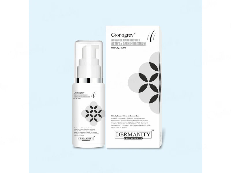 Dermanity Gronogrey Advance Hair Growth Active & Darkening Serum 60 ML