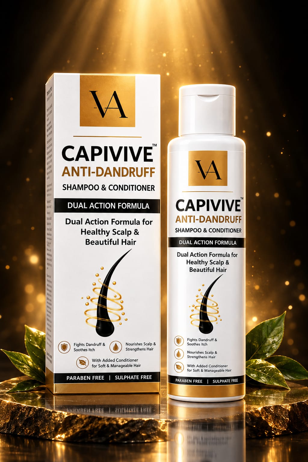 Capivive Anti-Dandruff Shampoo & Conditioner