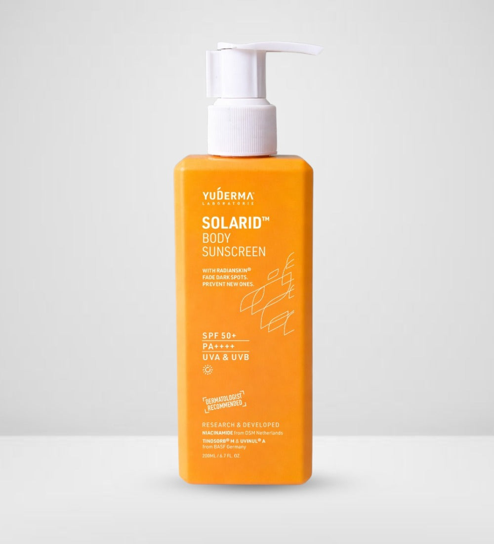 Yuderma Solarid Body Suncscreen SPF 50+ PA++++ UVA & UVB